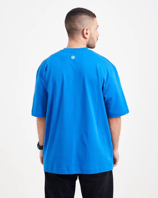 T.O.Y Boxed Logo Blue Tee