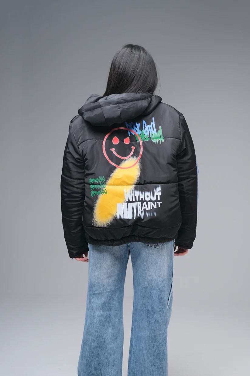 Street Art Waterproof Puffer Jacket 10